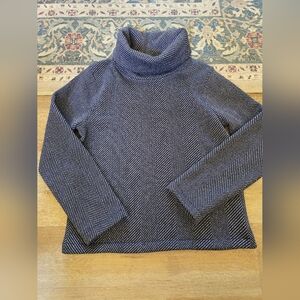 The cutest J. Crew funnel neck sweatshirt